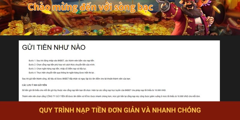 Nạp Tiền 8KBET
